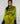 Cascade Silk Pleated Skirt (Chartreuse) LOKA.HAUS